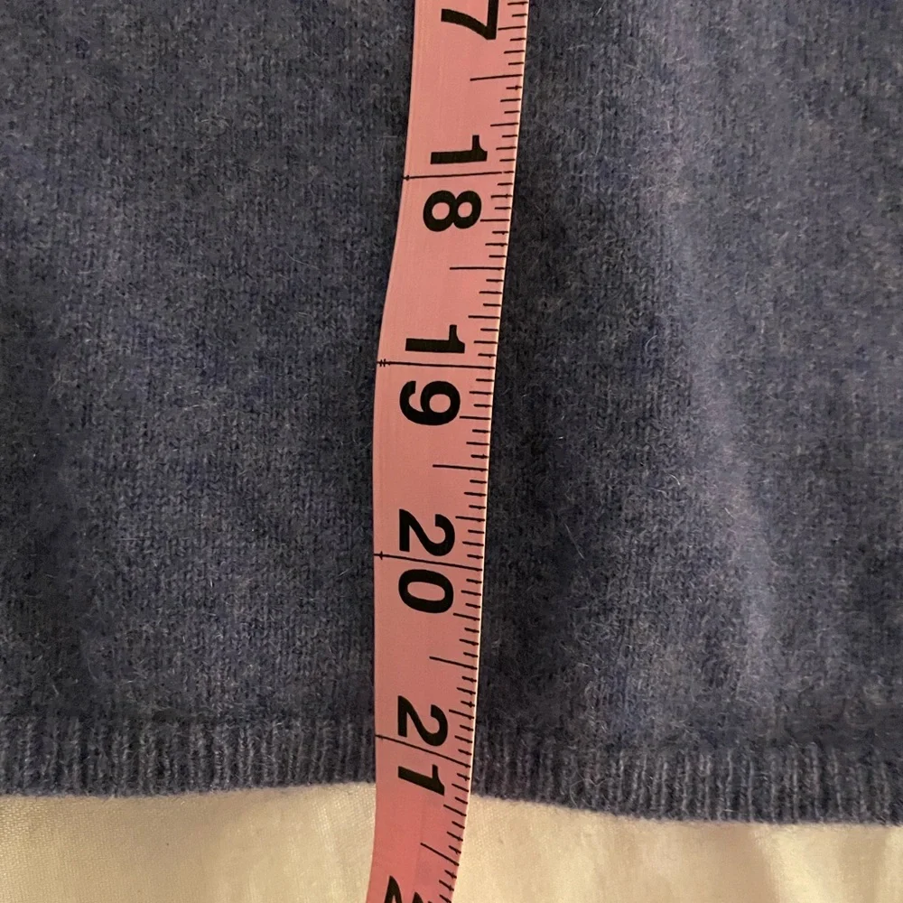 Pure Cashmere Crew Neck Short Sleeve Sweater Lavender